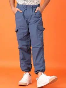 V-Mart Boys Mid Rise Cargo & Joggers Trousers