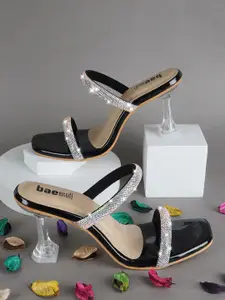BAESD Women Embellished Slim Heels Sandals