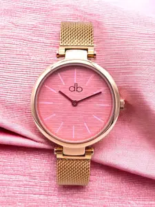 DressBerry Women Bracelet Style Straps Analogue Watch MPDB-0016A RG