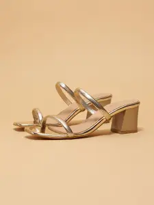 ERIDANI Lyraa Metallic Heels