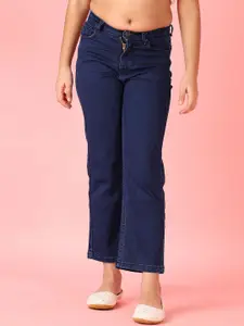 V-Mart Girls Straight Fit Mid-Rise Jeans