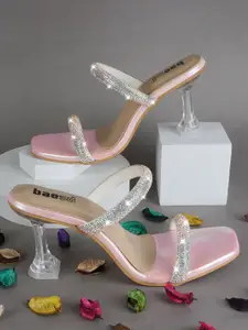 BAESD Women Embellished Slim Heels Sandals