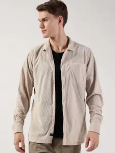 Thomas Scott Men Striped Premium Opaque Casual Shirt