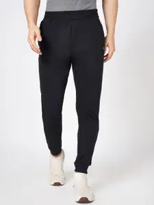 Ajile by Pantaloons Men Black Cotton  Mid Rise Regular Fit Slip-On  Joggers