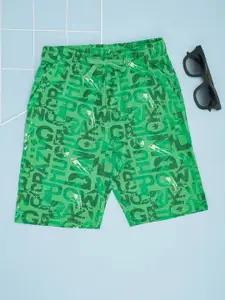 Pantaloons Junior Boys Printed Above Knee Shorts