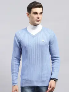 Monte Carlo Men Striped Woollen Pullover
