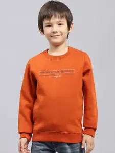 Monte Carlo Boys Typography Printed Sweatshirt