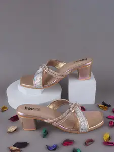 BAESD Women Embellished Block Heeled Sandals