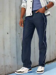 Kook N Keech MenRuffled High-Rise Non-Stretchable Jeans