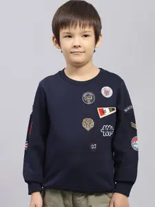 Monte Carlo Boys Printed Cotton Sweatshirt