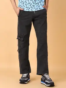 V-Mart Men Mid-Rise Cotton Cargos Trousers