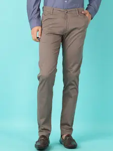 V-Mart Men Checked Regular Fit Chinos Casual Trousers