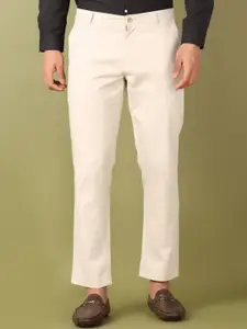 V-Mart Men Solid Knitted Casual  Regular Fit Chinos Trousers