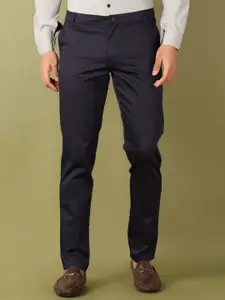 V-Mart Men Solid Mid-Rise Chinos Trousers