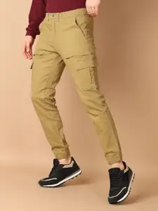 V-Mart Men Cotton Regular Fit Cargos Trousers