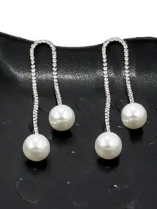 KRENOZ Gold-Plated Stainless Steel Classic Drop Earrings