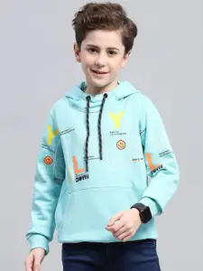 Monte Carlo Boys Graphic Printed Hooded Sweatshirt