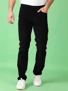 V-Mart Men Mid Rise Chinos Corduroy Casual Trousers