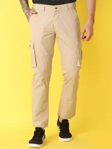 V-Mart Men Cotton Regular Fit Cargos Trousers