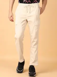 V-Mart Men Solid Regular Fit Cargos Trousers