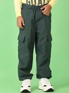 V-Mart Boys Mid-Rise Cargos Trousers