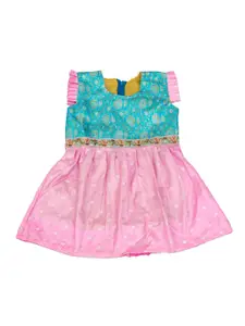 BAESD Girls Self Design Fit and Flare Dress
