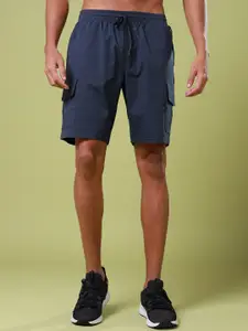 Technosport Men Mid Rise Training or Gym Sports Shorts