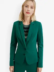 BAESD Notched Lapel Collar Single-Breasted Blazer