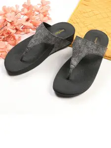 Luxyfeel Women Party T-Strap Flats