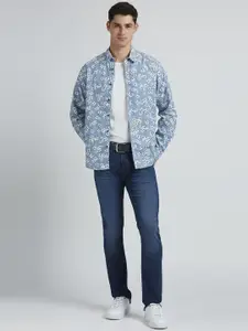 Pepe Jeans Men Spread Collar Floral Printed Cotton Casual Shirt