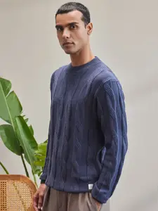 Mr Bowerbird Men Cable Knit Pullover