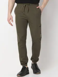 UnderJeans by Spykar Men Mid-Rise Track Pants