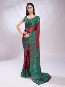 KALINI Ethnic Motifs Printed Pure Silk Saree