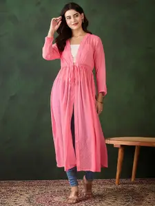 StyleStone Self Design Longline Shrug