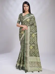 KALINI  Handloom Silk Printed Designer Saree