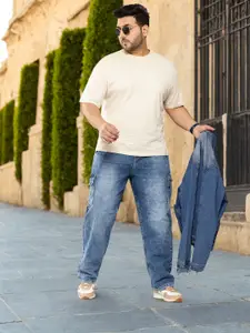 Sztori Men Plus Size Cargo Style Jeans