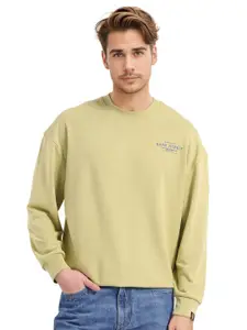 RARE RABBIT Men Cotton Sweatshirt