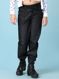 V-Mart Girls Cotton Regular Fit Low Distress Jeans