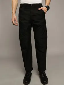 The Roadster Lifestyle Co. Men Relaxed Fit Mid-Rise Trousers