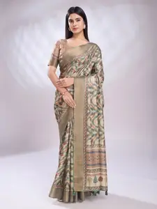 KALINI Womens Silk Blend Saree