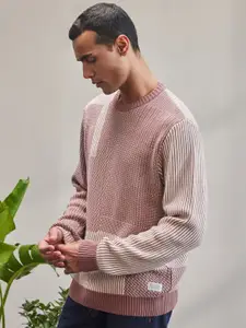 Mr Bowerbird Men Colourblocked Pullover