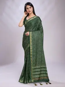 Mitera Sequinned Pure Silk Saree