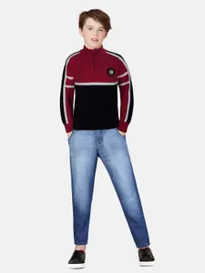 Gini and Jony Boys Colourblocked Pullover