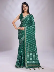 Mitera Embellished  Sequinned Pure Silk Saree