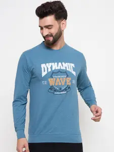 Duke Men Printed Round Neck Sweatshirt