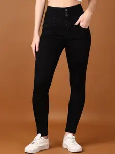 V-Mart Women Cotton Solid  Clean Look High-Rise Jeans