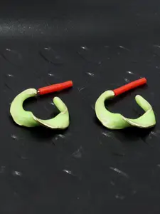 KRENOZ Gold-Plated Stainless Steel Classic Hoop Earrings