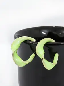 VAGHBHATT Gold-Plated Classic Hoop Earrings