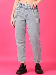 V-Mart Women High-Rise Mildly Distressed Jeans
