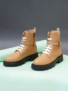 Try Me Women Casual Block-Heeled Boots